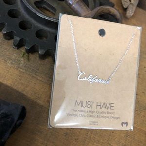 California - signature necklace : gold & silver